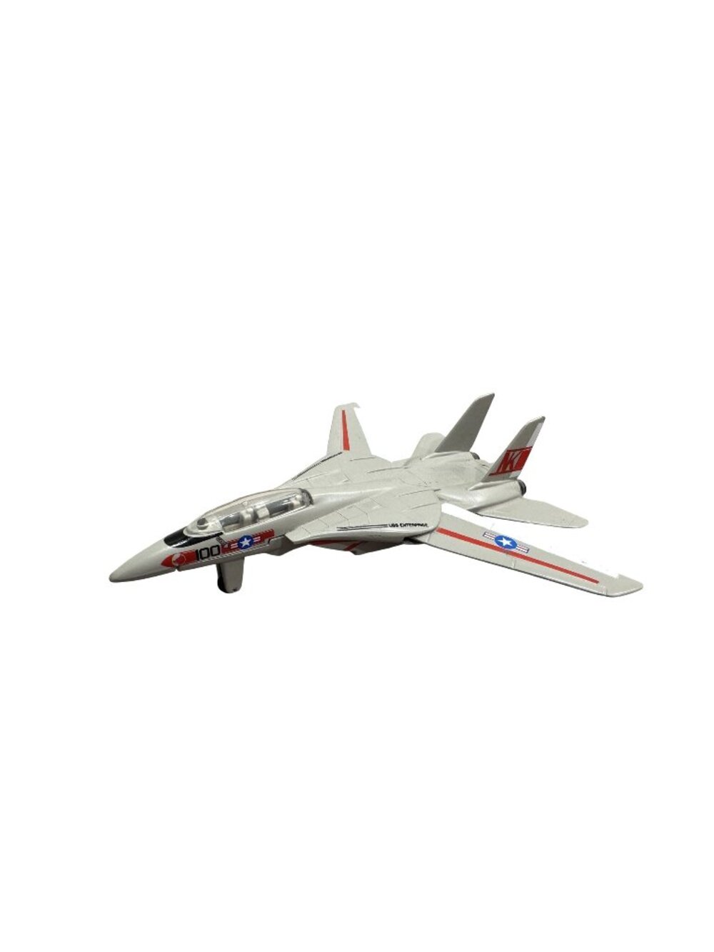 Vintage F-14 Tomcat Jet Diecast USS Enterprise U.S. Navy No 63103